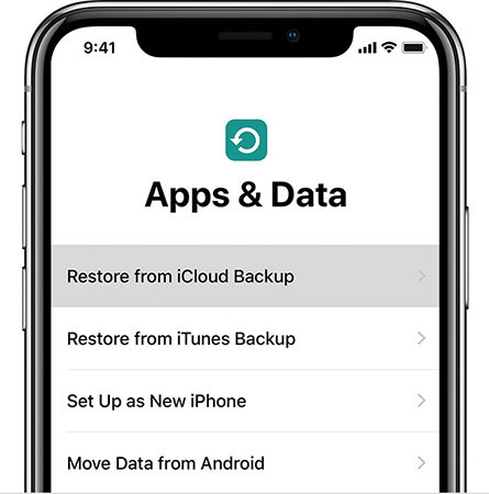 restore from backup