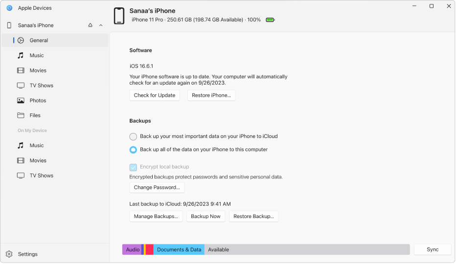 apple devices app
