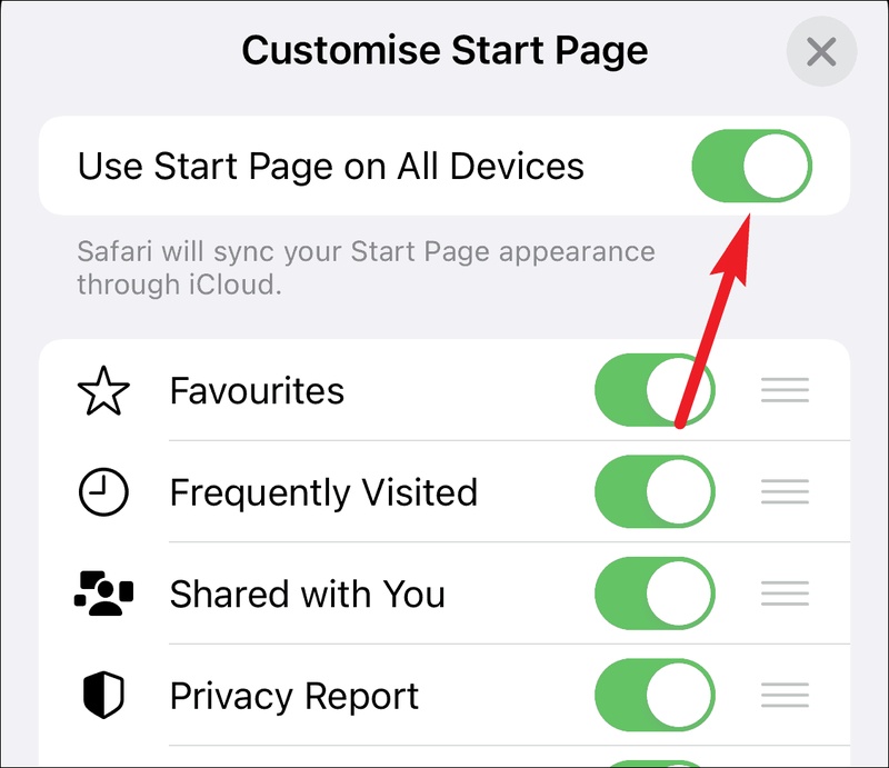 Disable All Edit Sections