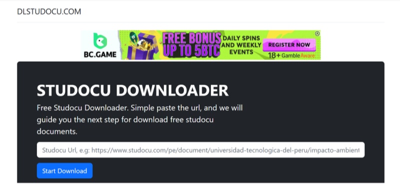 dlstudocu - studocu free downloader