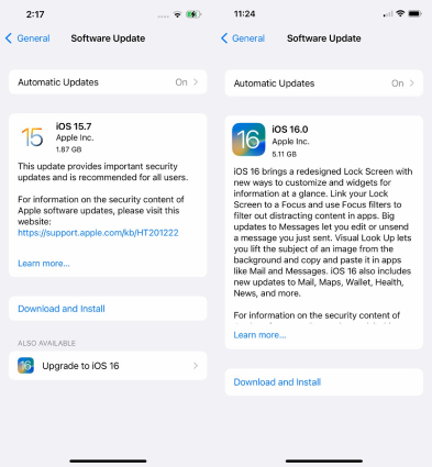 download ios 16