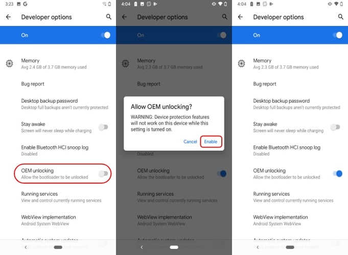 Enable Oem Unlocking