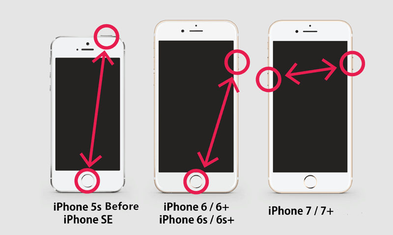 white screen iphone