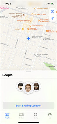 no location found