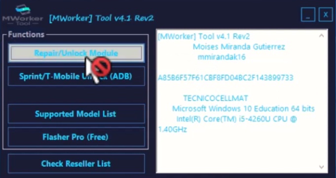 Initialize the Unlock Precess