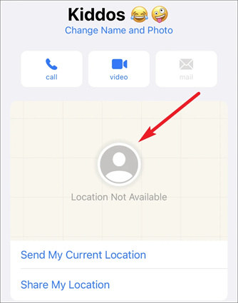 location not available