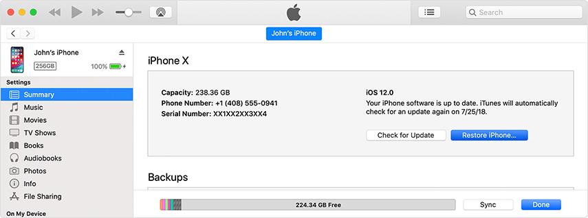 fix iphone stuck in boot loop by recovery mode