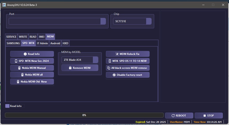 Start Anonyshu Tool