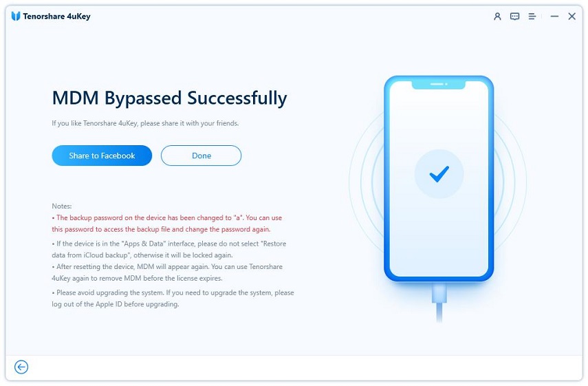 bypass mdm lock on ios devices with 4ukey