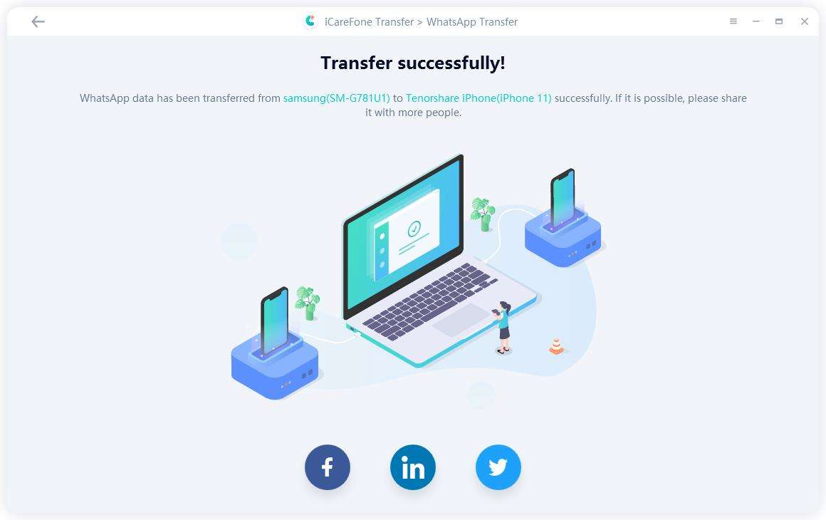 transfer Android WhatsApp to iPhone