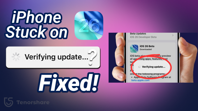 iphone stuck on verifying update