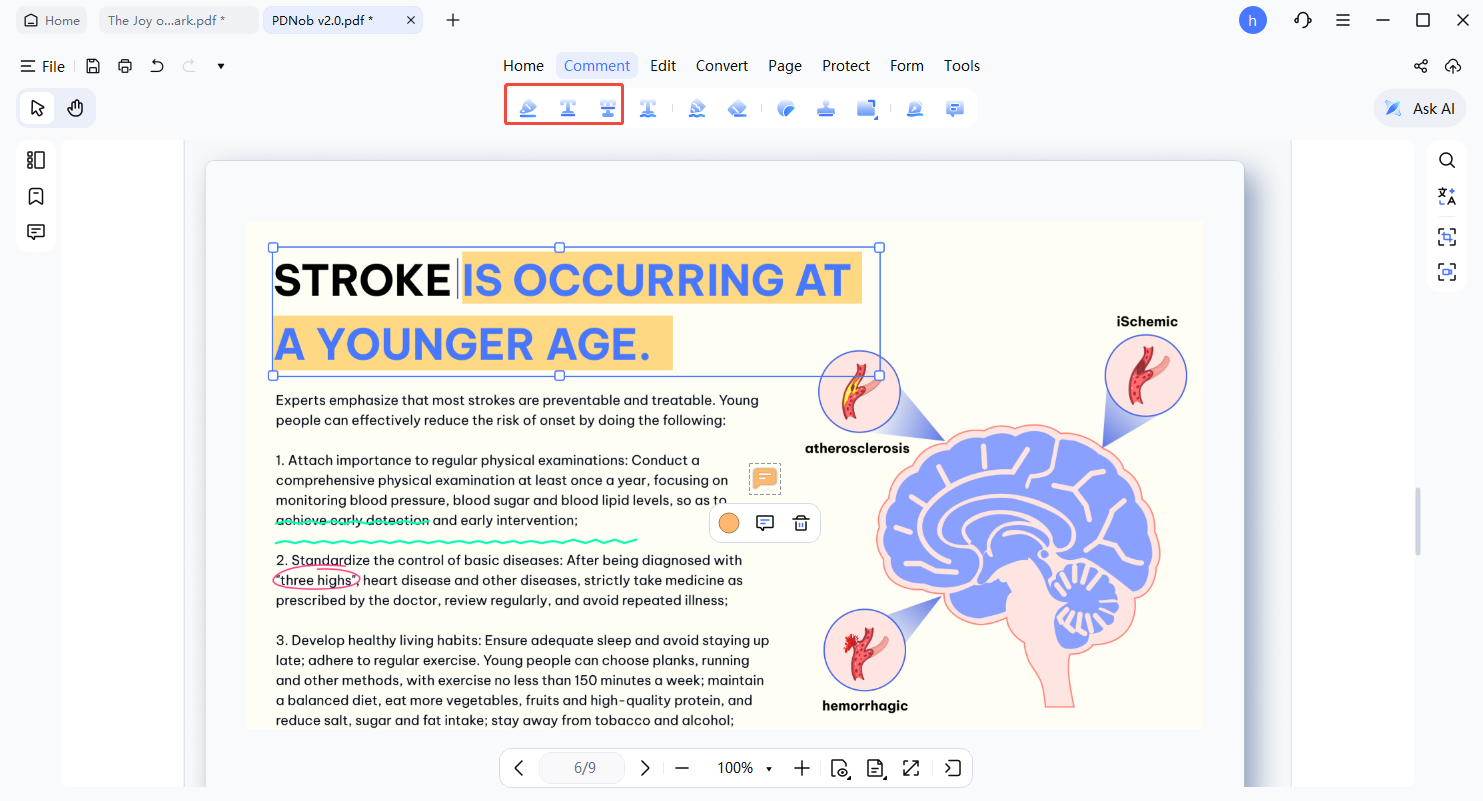text markup tools